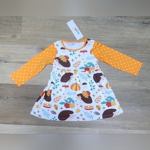 NWT Fall Theme Peppy Mini Dress sz 2T BIN I